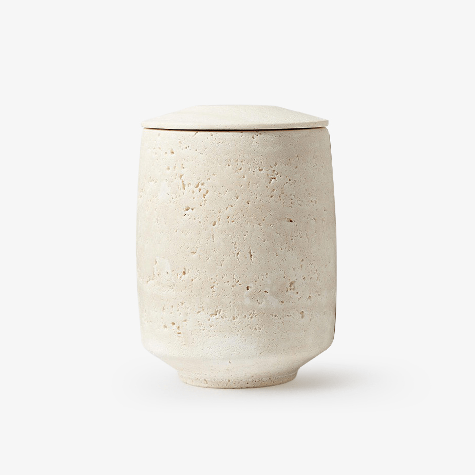 travertine-candle-holder-anzaz-Yellow Travertine-1
