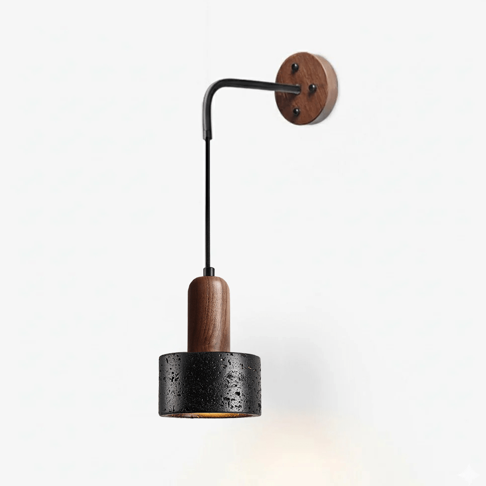 mirox-wall-lamp-1-anzaz-Black Travertine & Walnut Wood-1