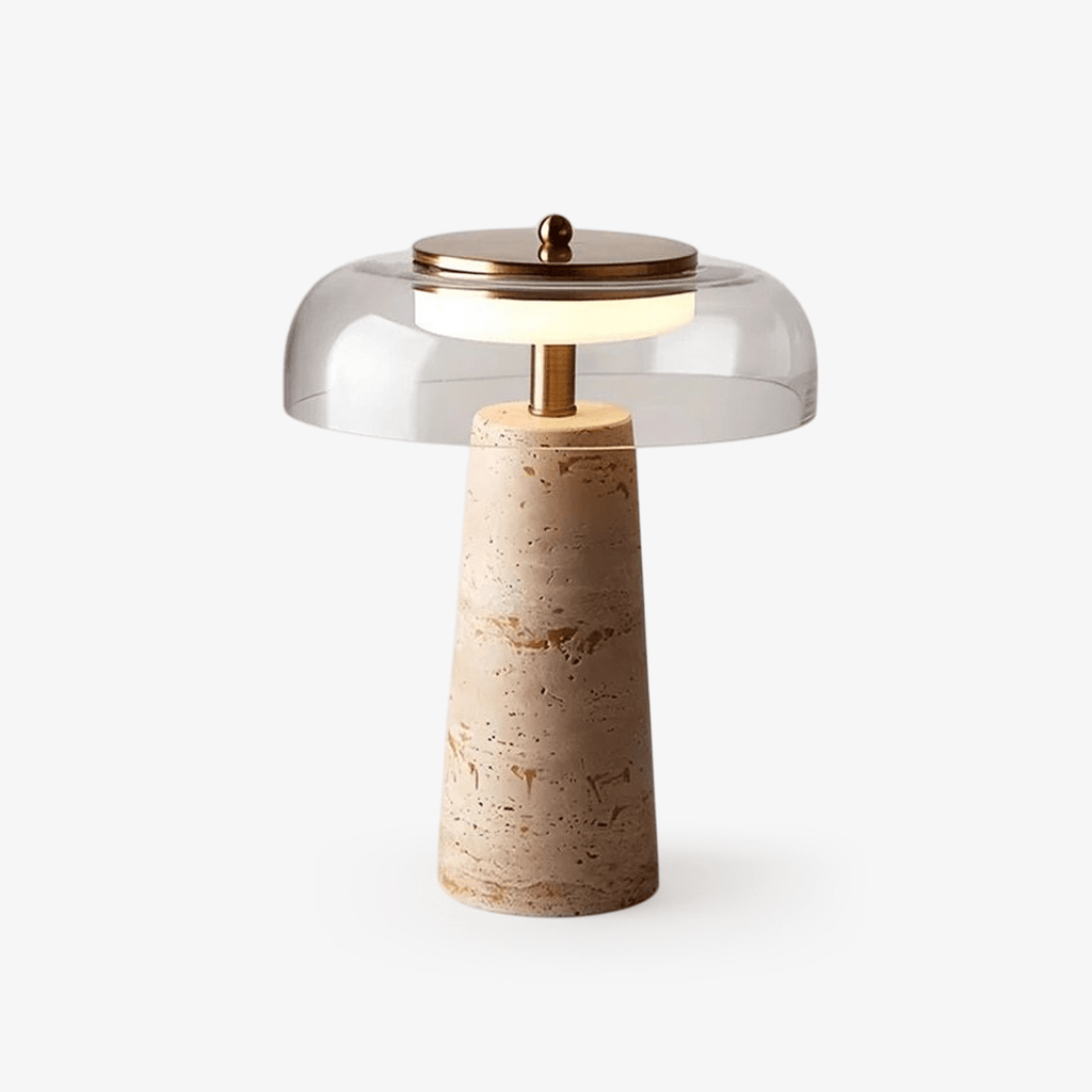 strata-table-lamp-anzaz-Smoky gray & Yellow Travertine-1