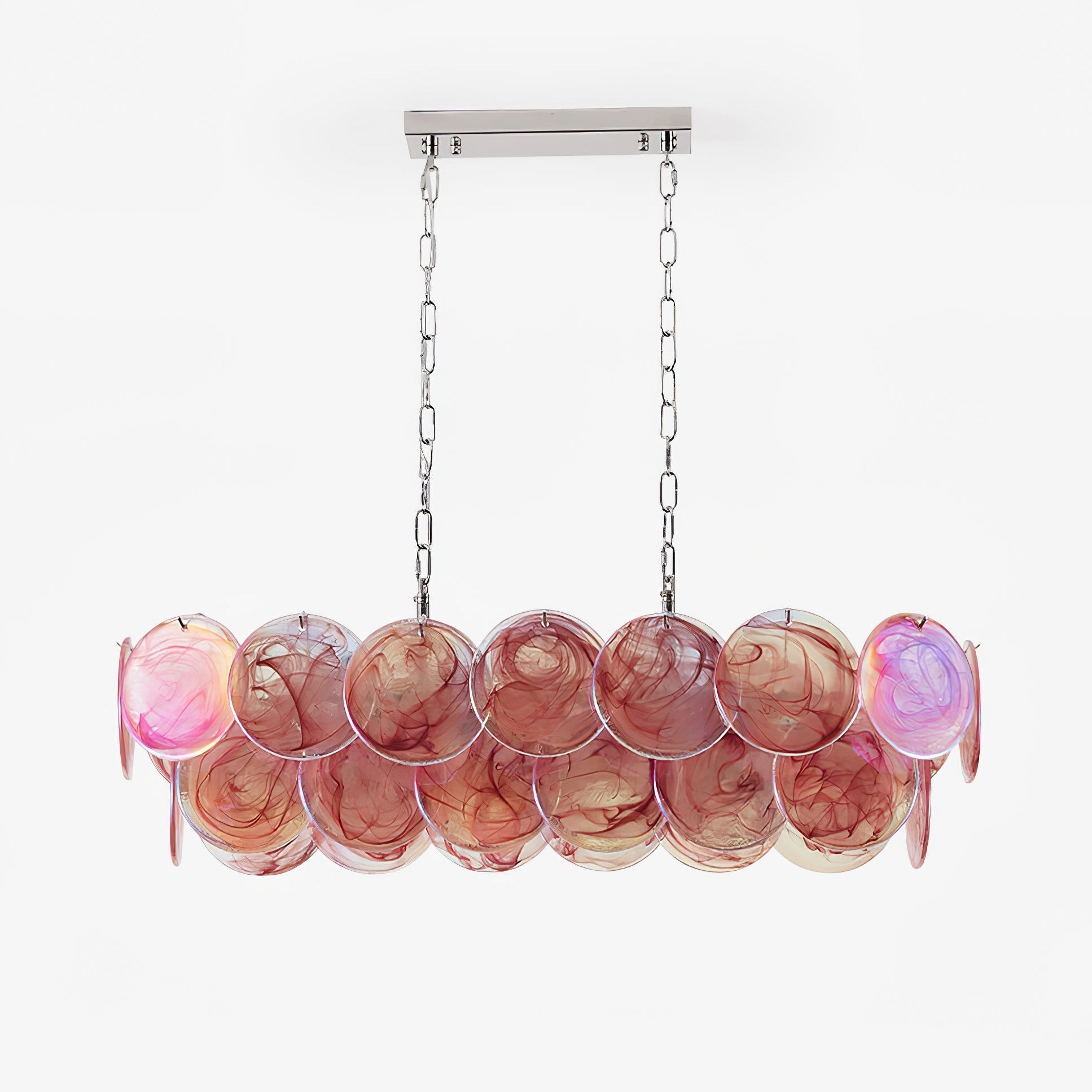 marisca-chandelier-anzaz-Pink & Chrome-1