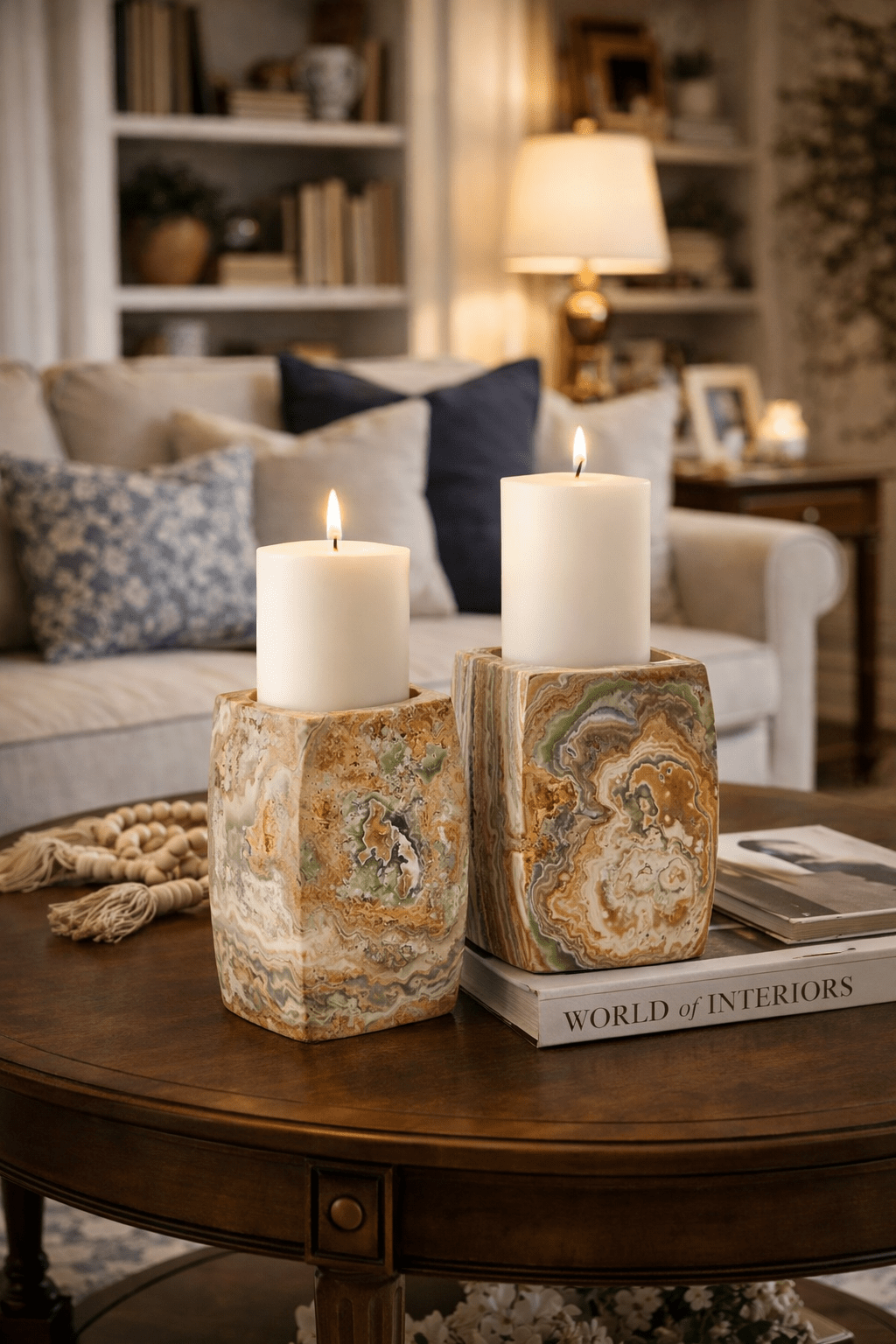 elara-agate-candle-holder-anzaz-Agate Colorful-2