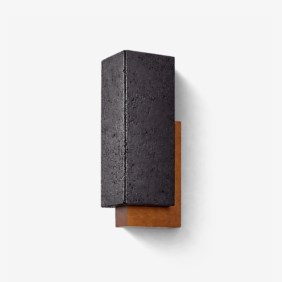 obsidian-glow-wall-light-anzaz-Walnut Color & Black&nbsp;Travertine-1
