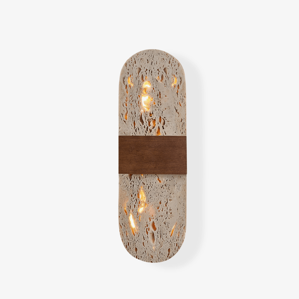 solis-travertine-wall-light-anzaz-Yellow Travertine & Walnut Color-1