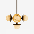 snowflake-alabaster-orb-chandelier-anzaz-Bronze & White-1
