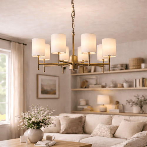 brilliance-gold-chandelier-anzaz-Brass & White-2