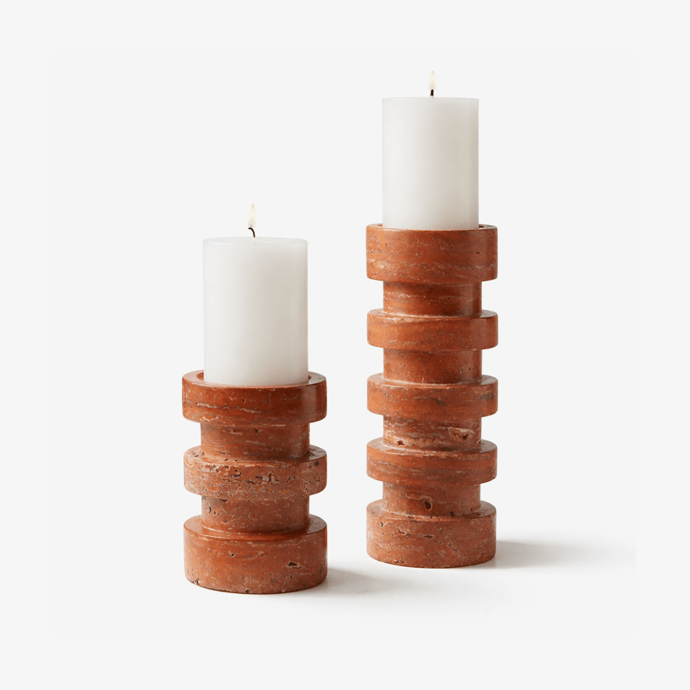 terrace-stone-candle-holder-anzaz-Red Travertine-1