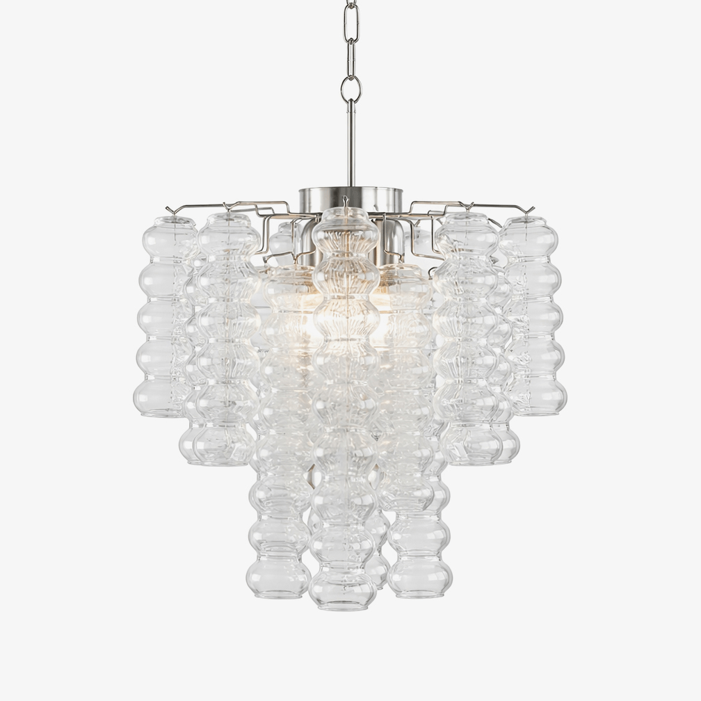 ripple-column-chandelier-anzaz-Nickel & Clear-1