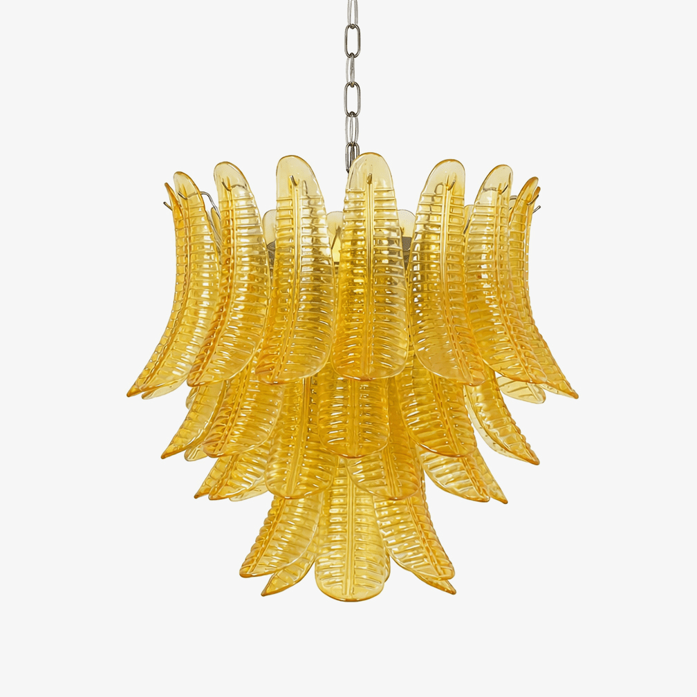 aurelium-cascade-glass-chandelier-anzaz-Nickel & Amber-1