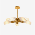 liora-bloom-chandelier-anzaz-Gold & White-1