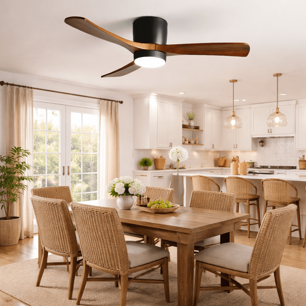 nordic-wooden-42-48-52-ceiling-fan-light-anzaz-Black & Walnut Wood-2
