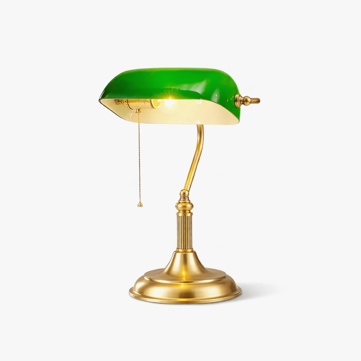 harrison-banker-table-lamp-anzaz-Brass & Green-1