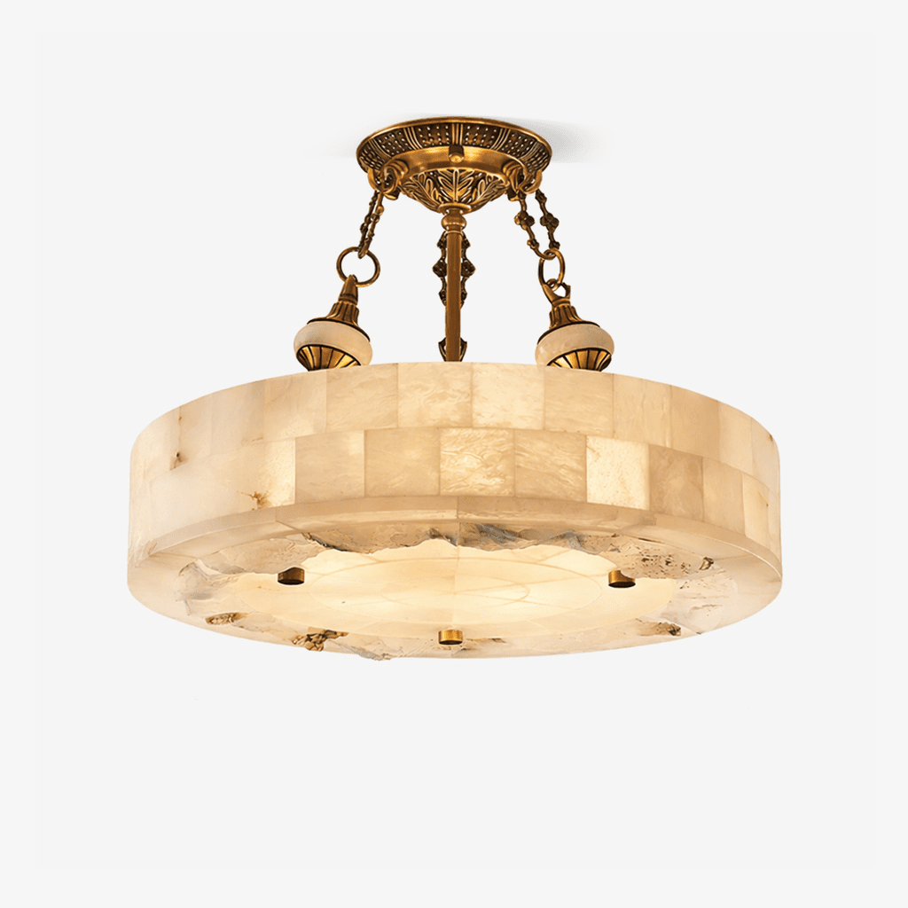 aurevia-alabaster-chandelier-anzaz-Antique Brass & White-1