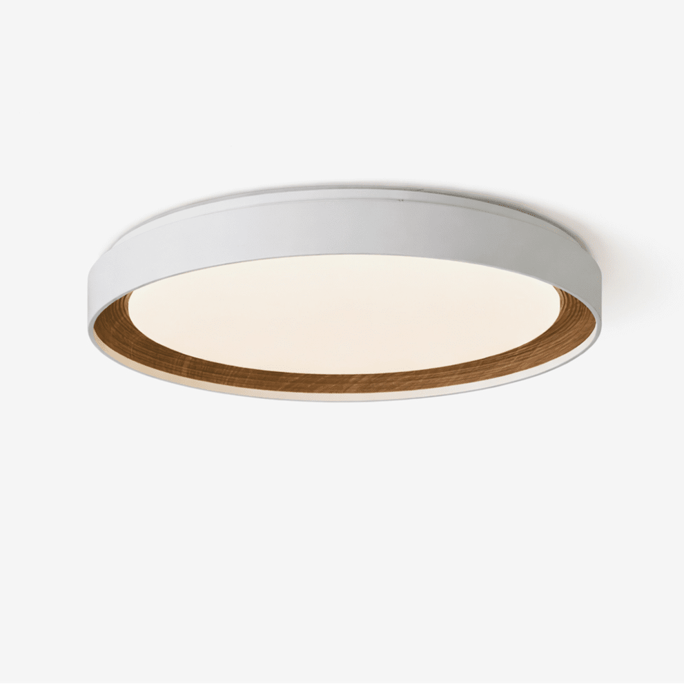 arco-acrylic-ceiling-light-anzaz-Walnut Wood Grain Hydrographics & Black-1
