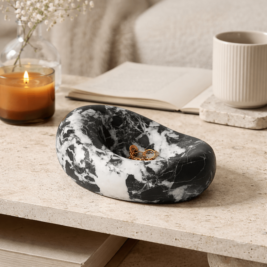 drift-bowl-marble-tray-anzaz-Black and Gold Floral Pattern-2