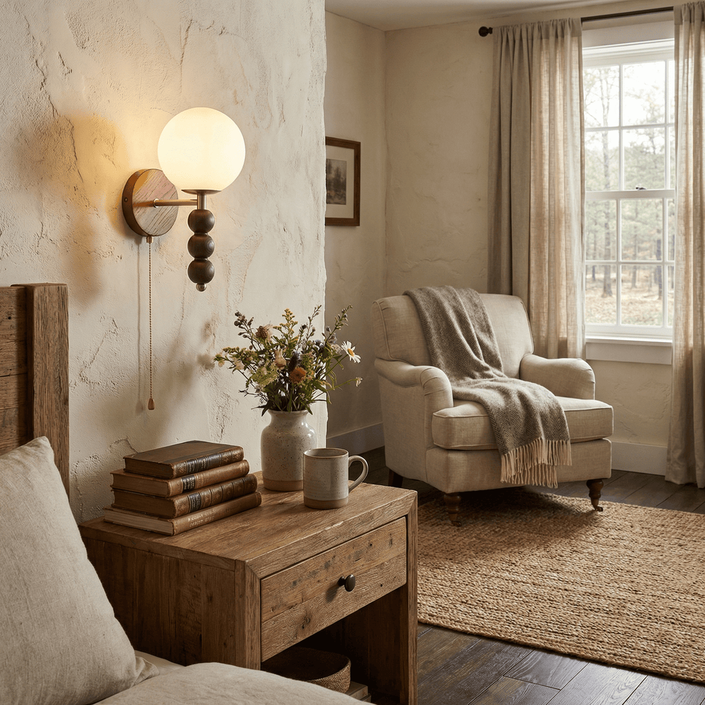 rowan-bead-wall-sconce-anzaz-Walnut color & White-3