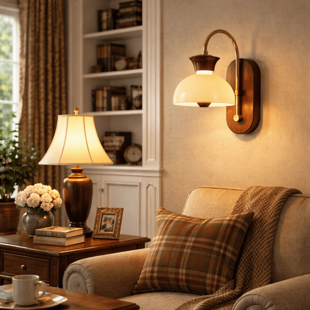 wood-arc-wall-lamp-anzaz-Walnut Color & White-2