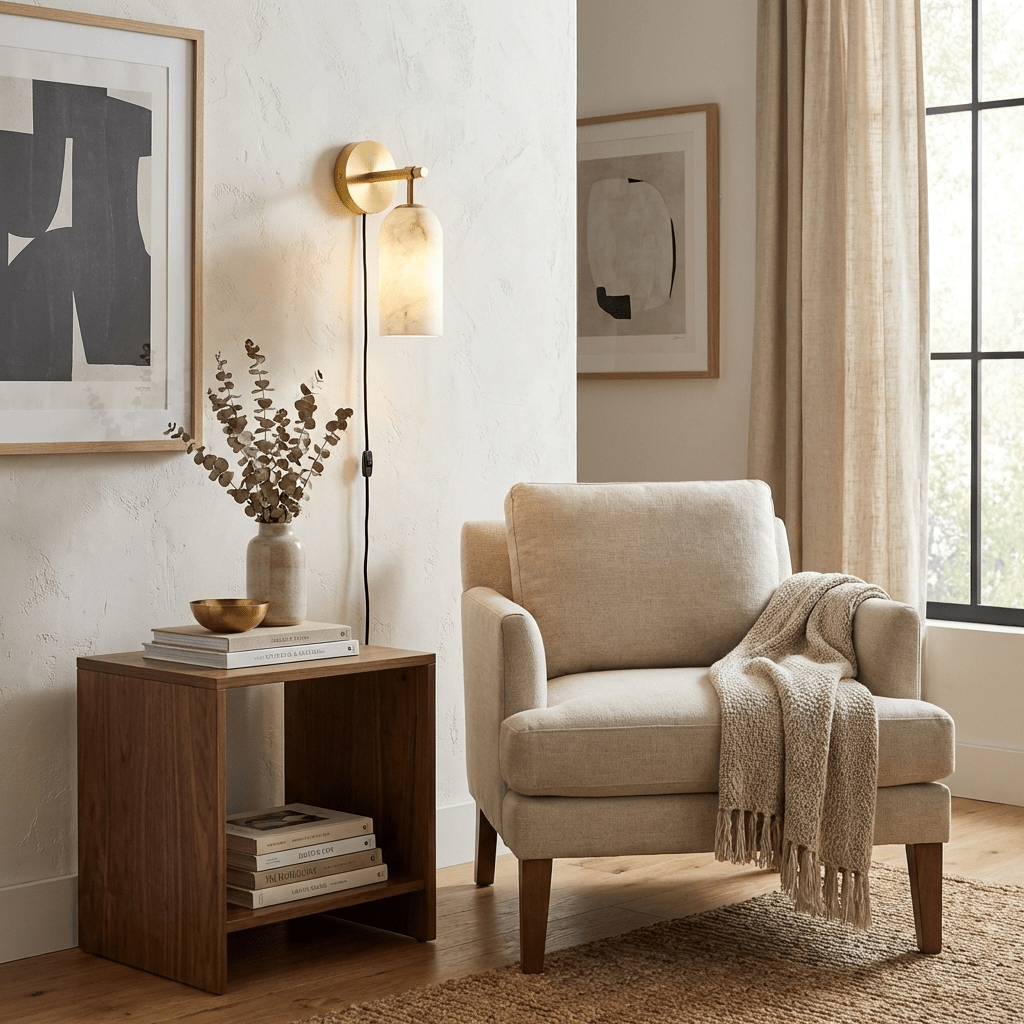 pillar-alabaster-plug-in-wall-sconce-anzaz-Gold & White-3