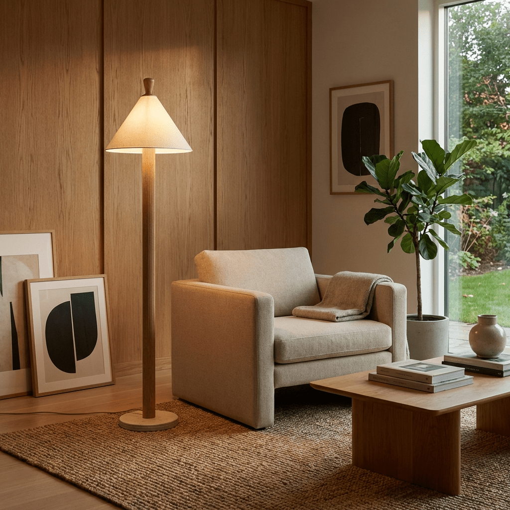 sorrel-cone-floor-lamp-anzaz-Wood Color & White-4