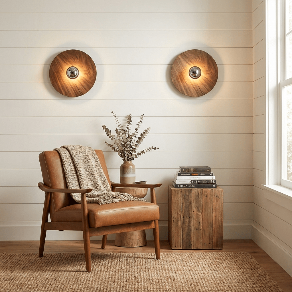 vireo-wood-disc-wall-light-anzaz-Smoke grey & Walnut color-2