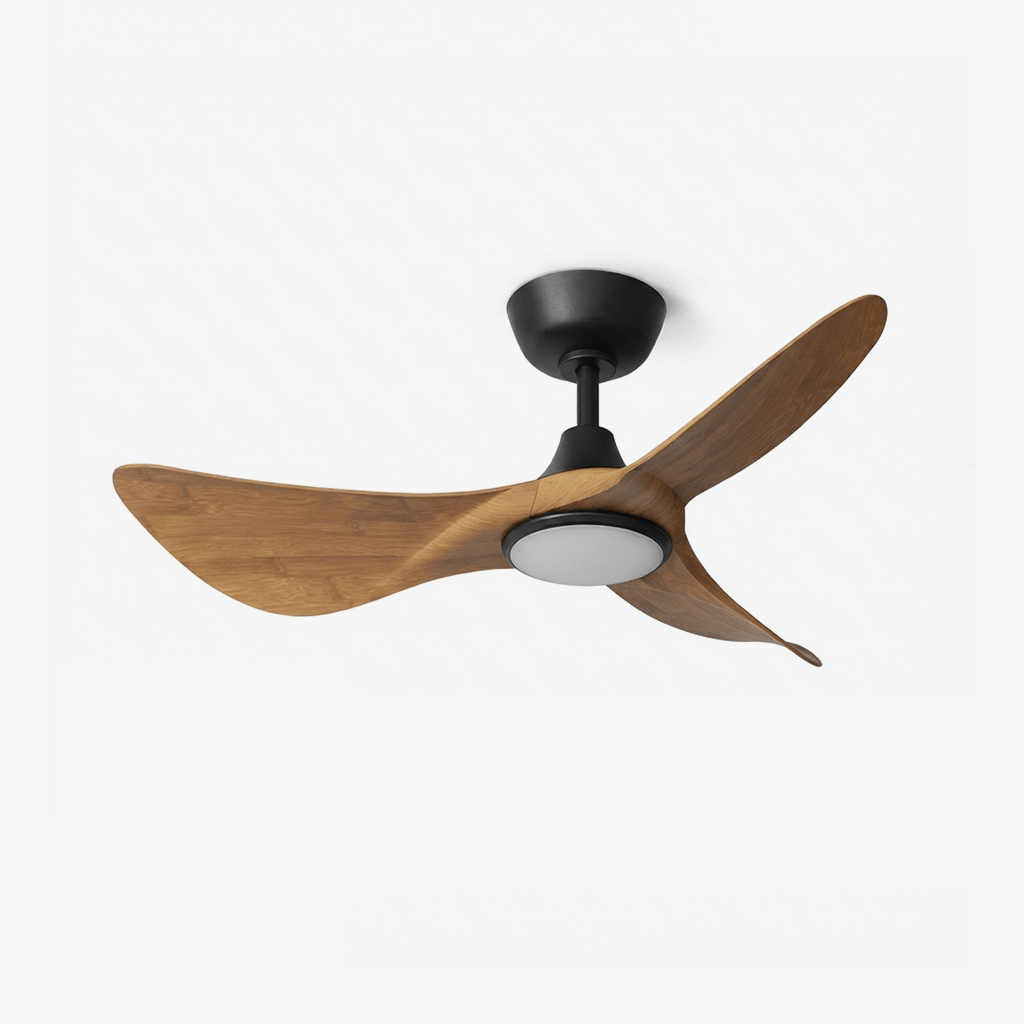 volant-sculpted-wood-ceiling-fan-light-anzaz-Walnut Color & Black-1