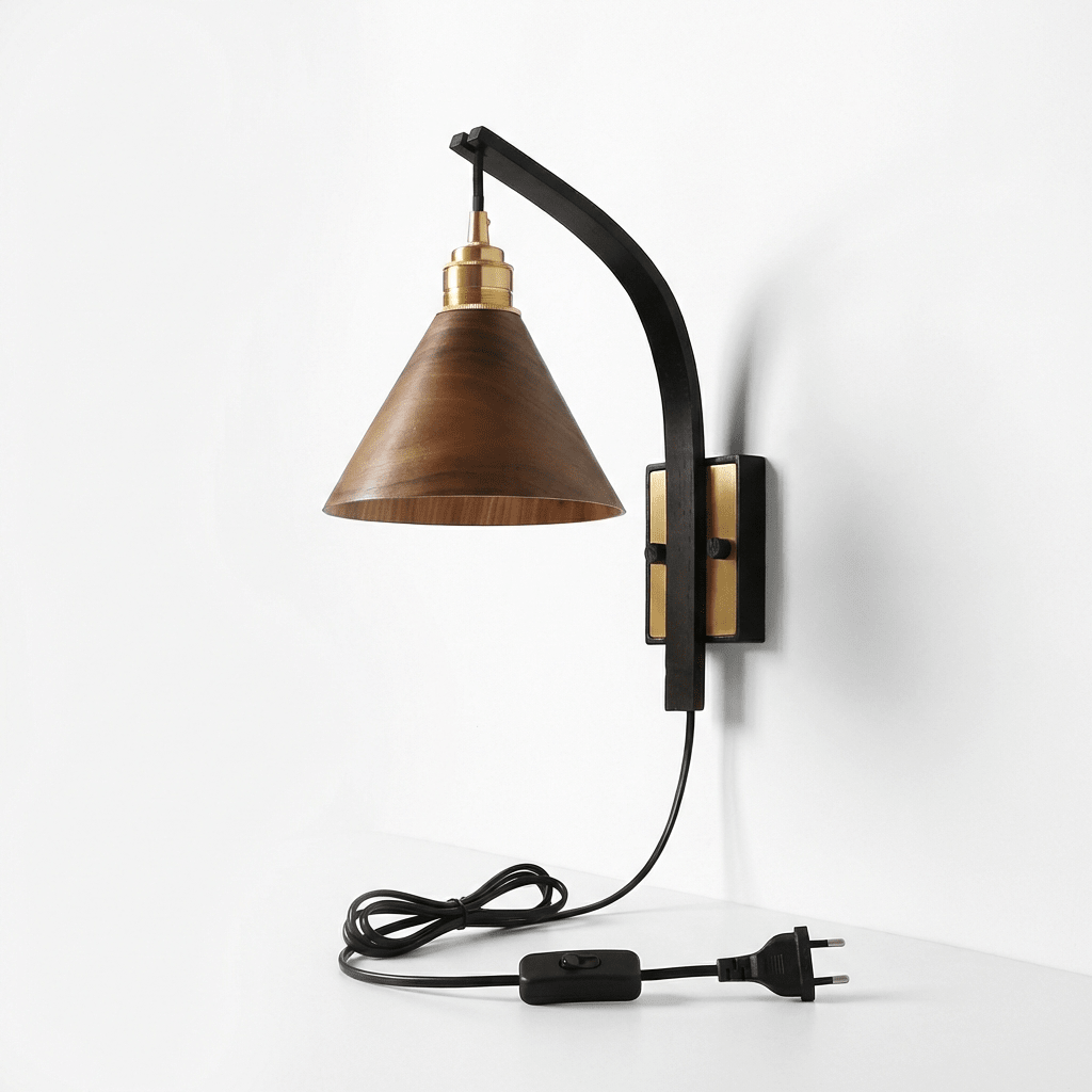 camber-arc-plug-in-wall-sconce-anzaz-Walnut Color & Black-7