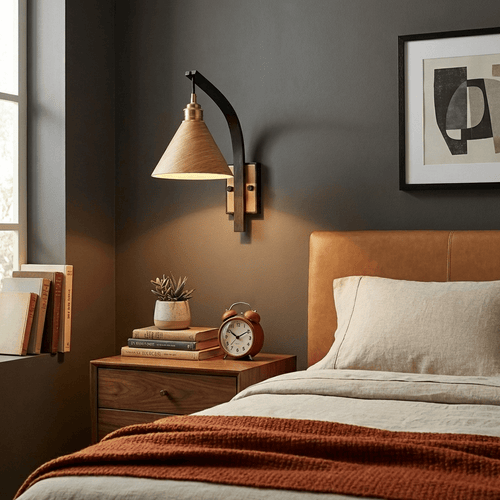 camber-arc-wall-sconce-anzaz-Walnut Color & Black-2