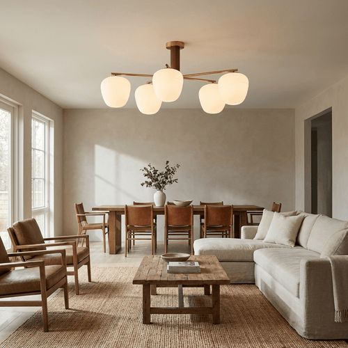 auren-branch-ceiling-light-anzaz-Walnut Color & Nickel-2