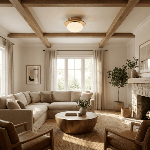 brio-dome-ceiling-light-anzaz-Walnut Color & White-2