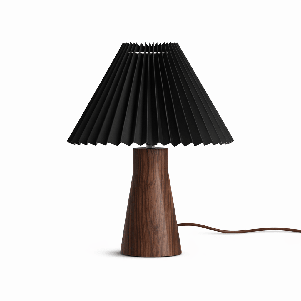 pleara-table-lamp-anzaz-Walnut Color & White Lampshade-33