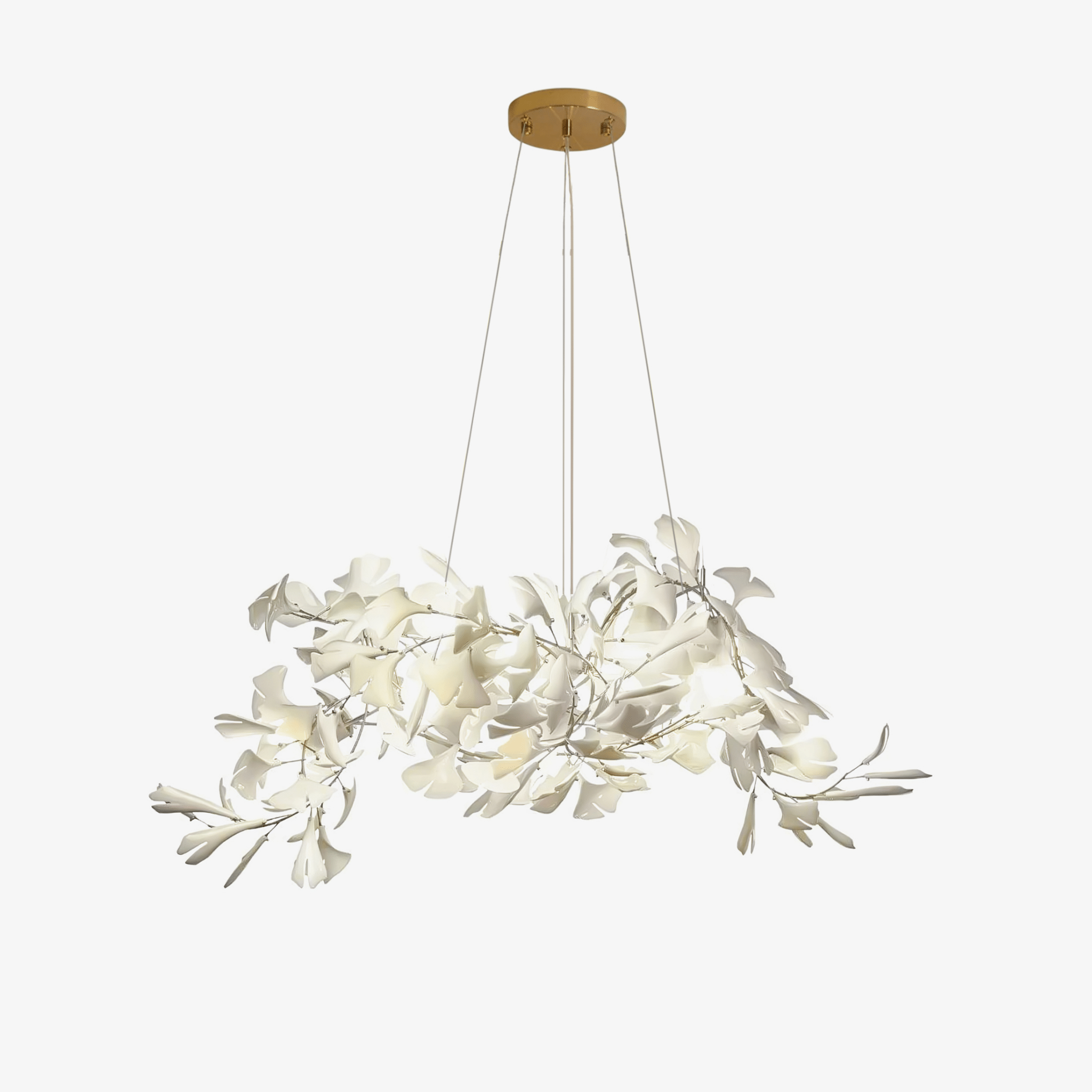 gingko-chandelier-g-anzaz-Gold body+White leaves-1