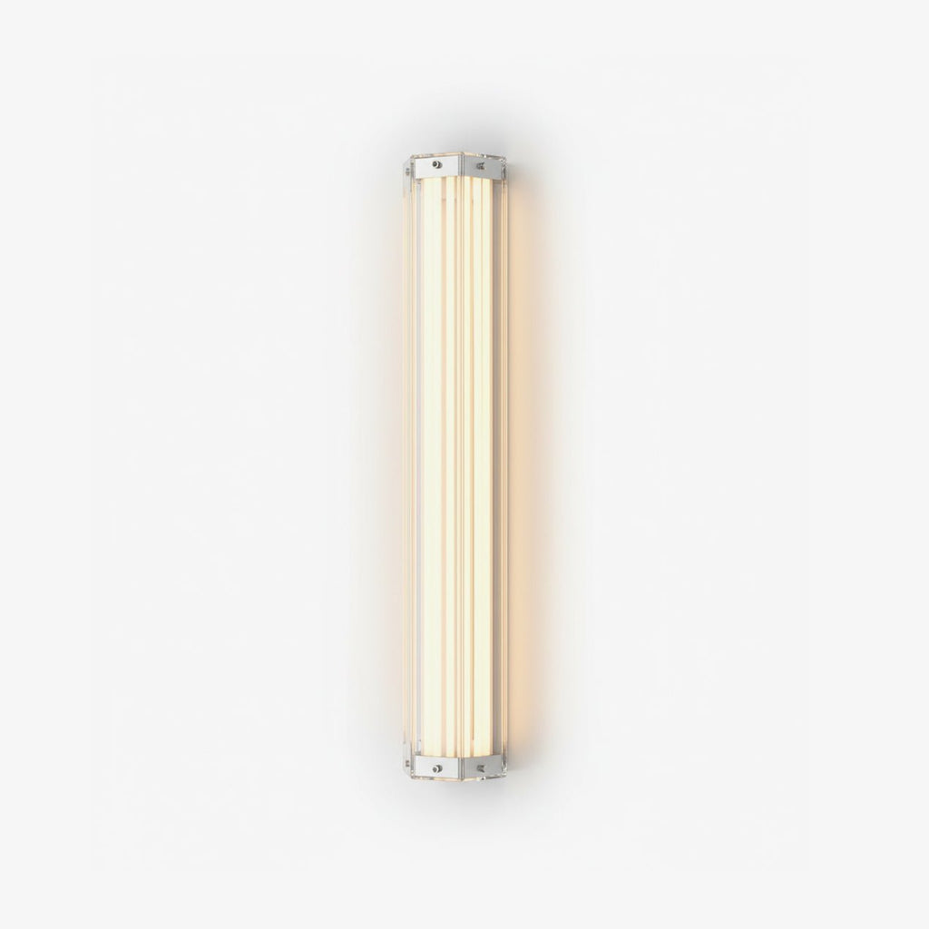 hexagonal-glass-wall-lamp-anzaz-Chrome & Clear-1