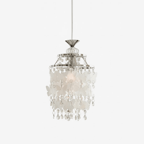 butterfly-crystal-pendant-light-anzaz-Gold & White-1