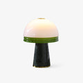 verdura-dome-small-table-lamp-anzaz-Green & White (Warm Light )-1