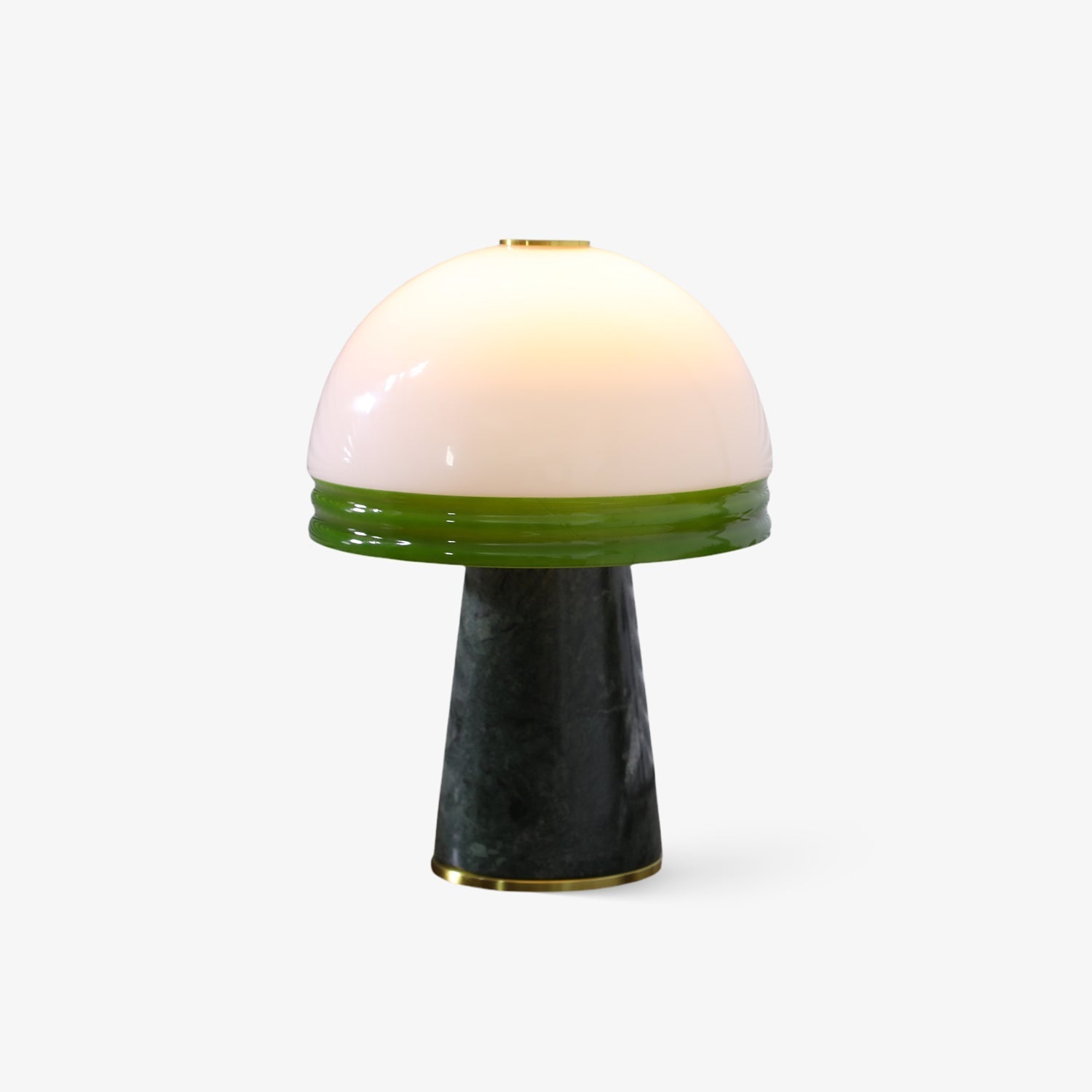 verdura-dome-small-table-lamp-anzaz-Green & White (Warm Light )-1