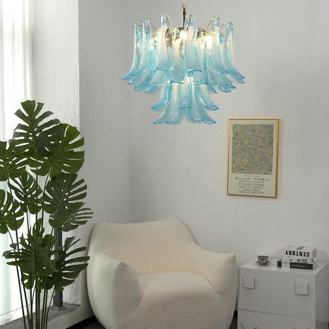 azure-drift-glass-chandelier-anzaz-Gold & Blue-2