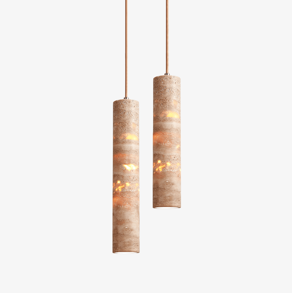 cylindrical-travertine-pendant-light-anzaz-Yellow Travertine-1