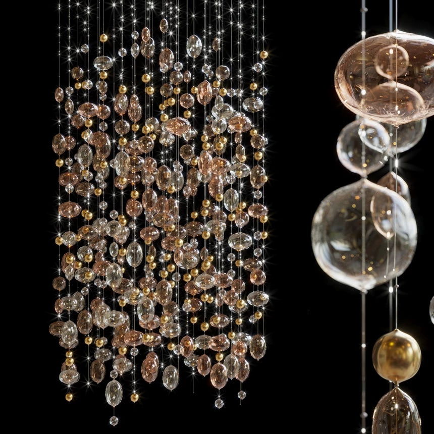 Custom Hanging Lighting Installation (DEPRIMO: LC0126)