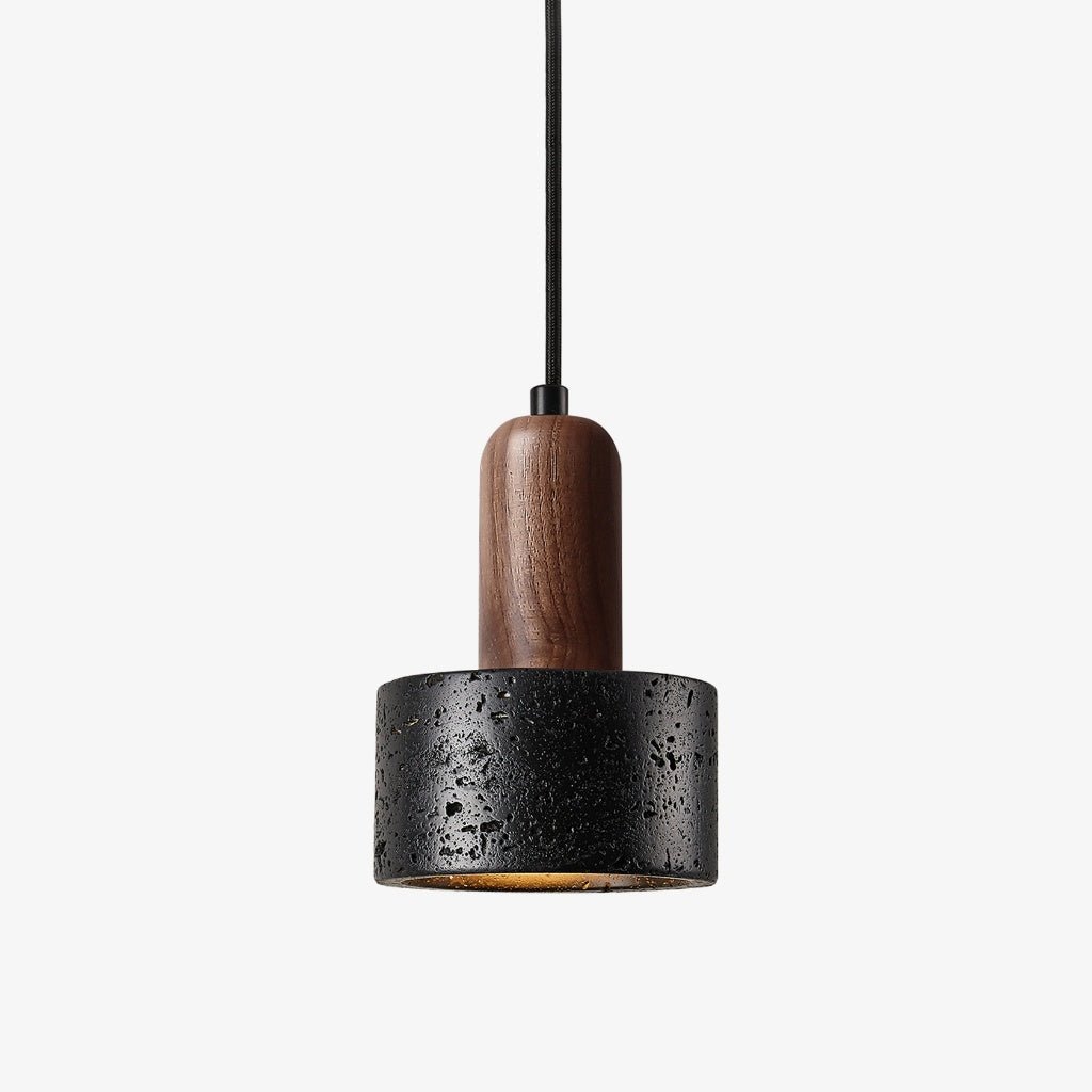 duality-pendant-lamp-anzaz-Black Travertine & Dark walnut-1