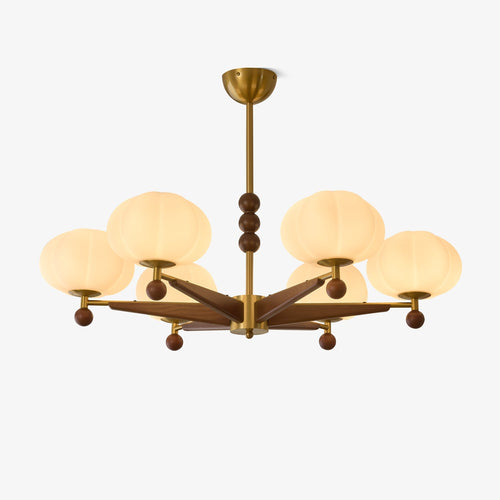 astrid-bloom-chandelier-anzaz-Walnut Color & Gold & White-1