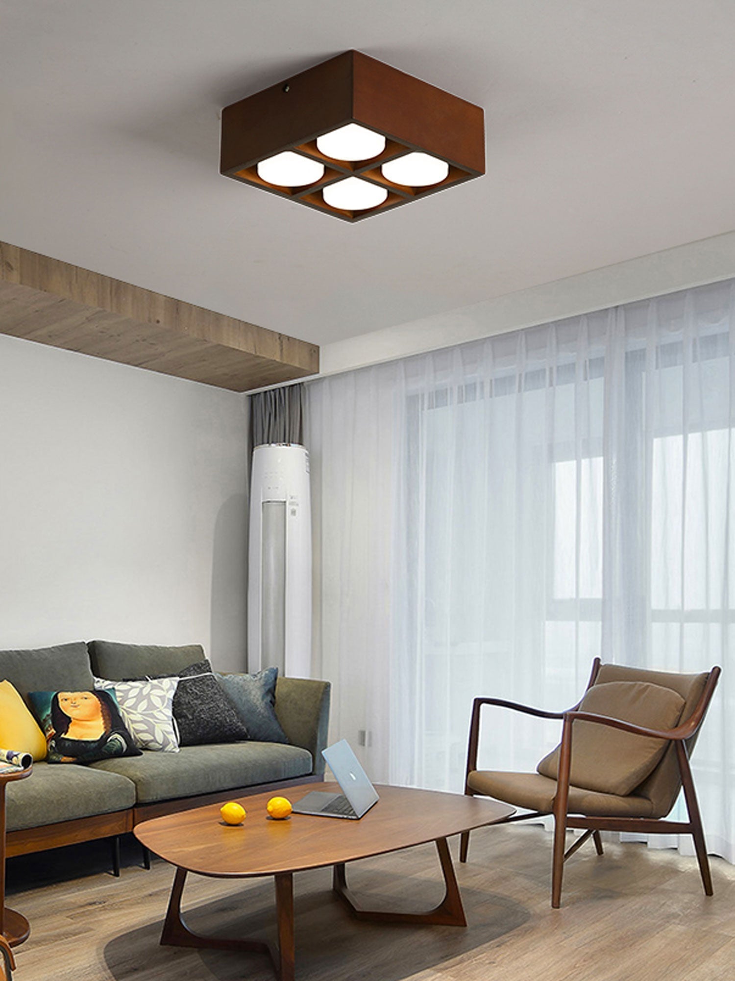 cobra-wood-ceiling-light-anzaz-Walnut Wood & White-3