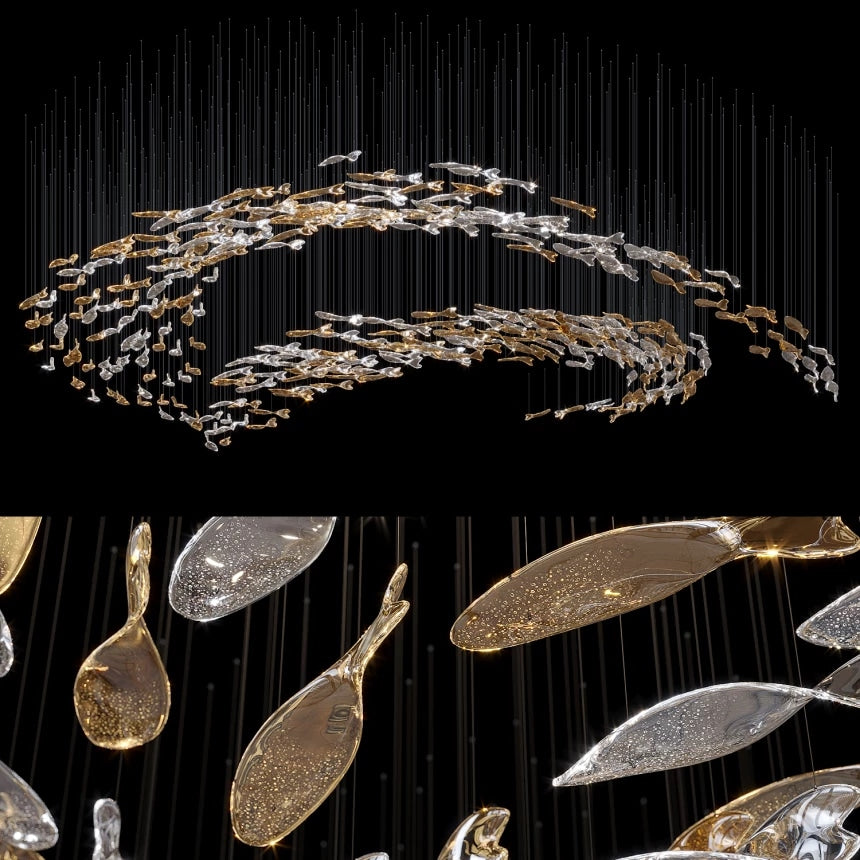 Custom Hanging Lighting Installation (DEPRIMO: LC0131)