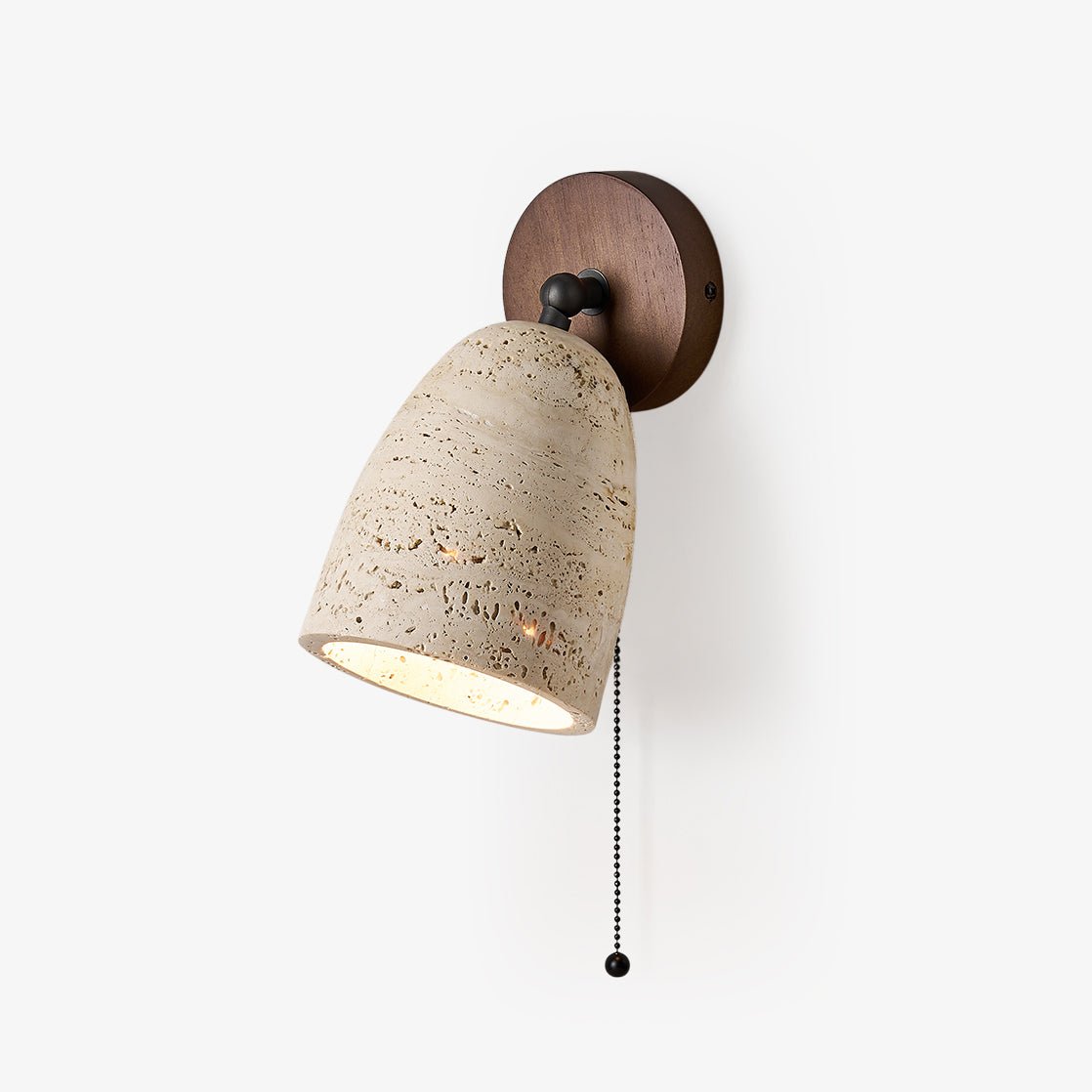 travertine-pivoting-sconce-anzaz-Yellow Travertine & Walnut color-1