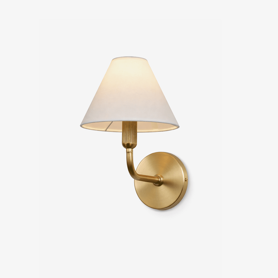 clara-brass-wall-sconce-anzaz-Brass & White-1