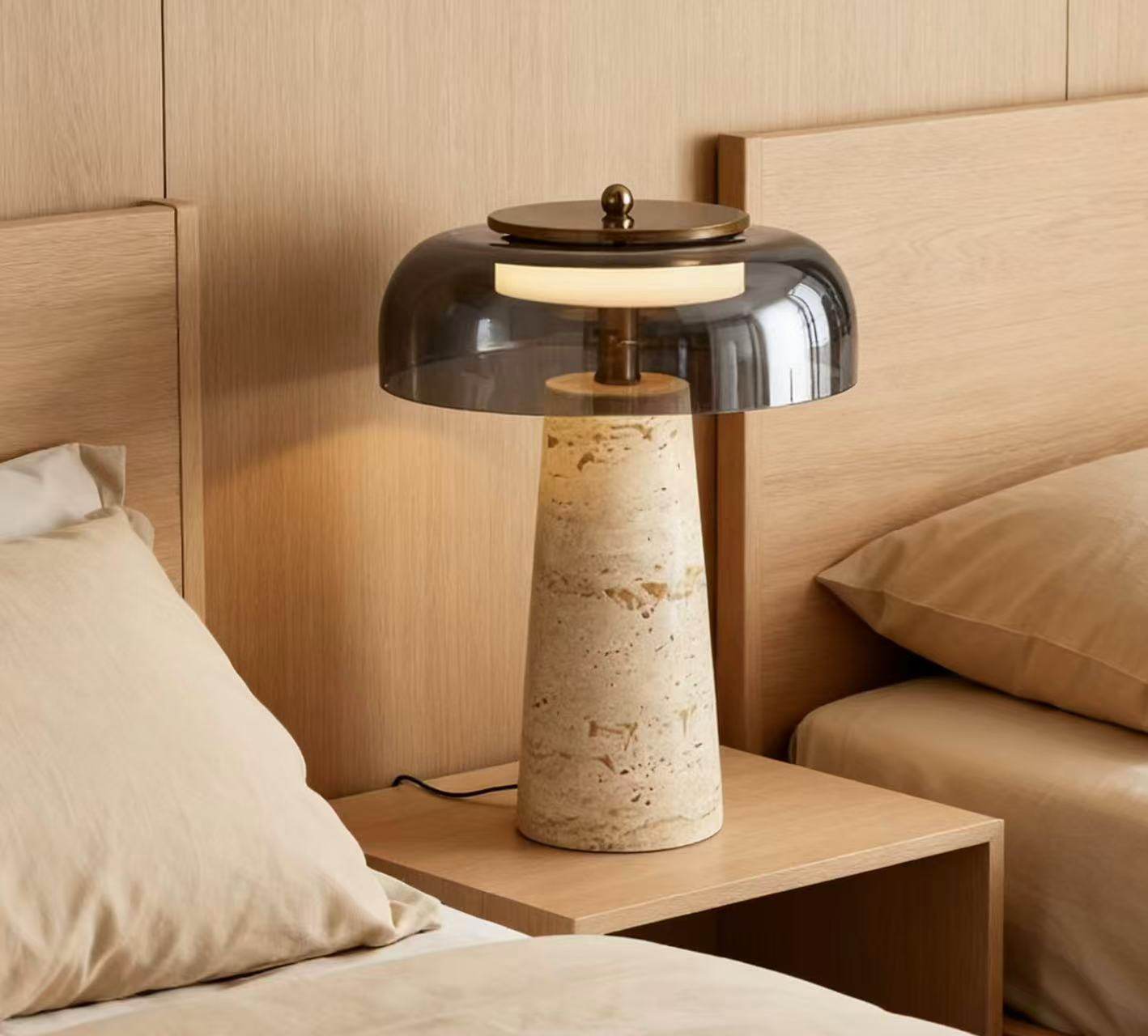 strata-table-lamp-anzaz-Clear & Yellow Travertine-5