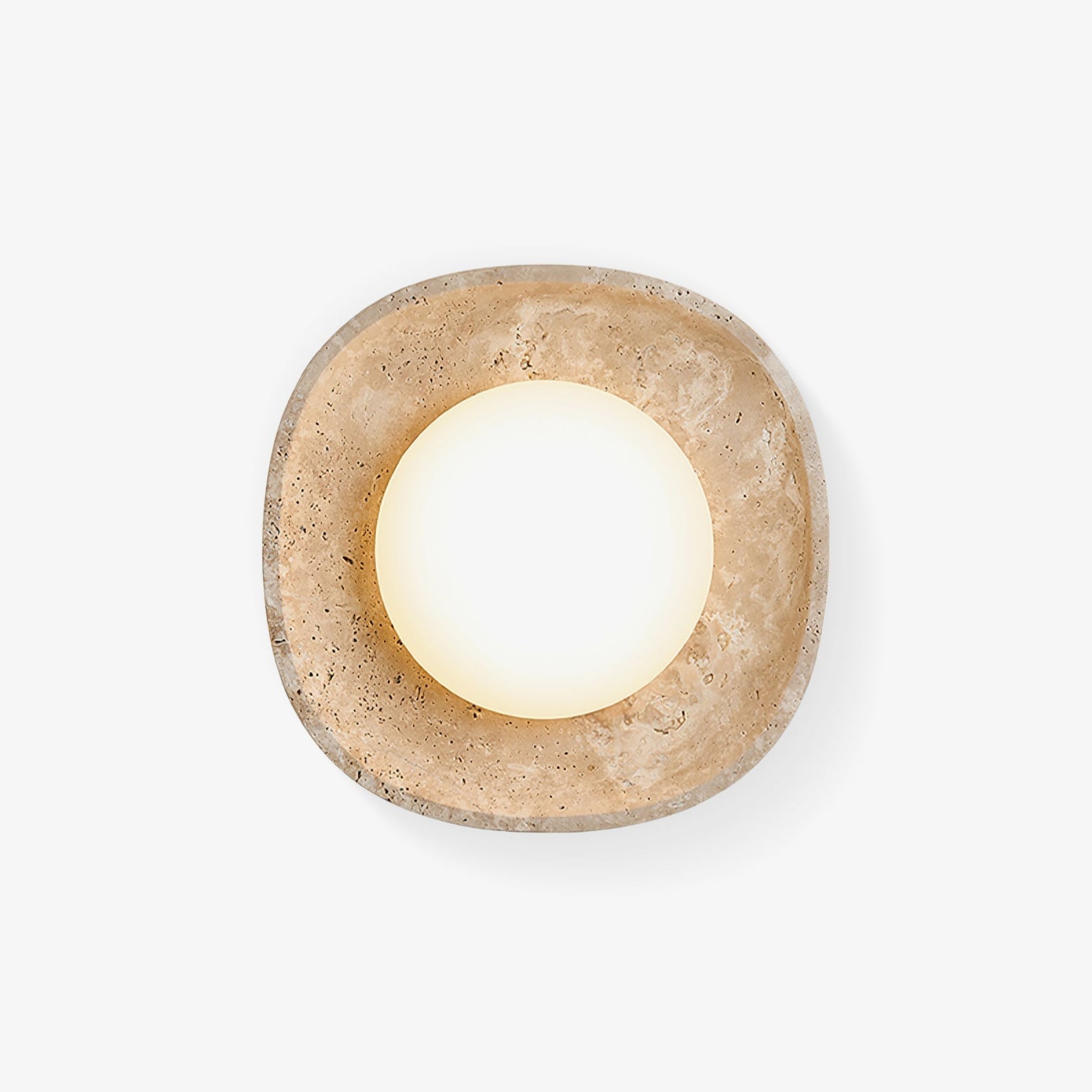 lunara-fossil-wall-light-anzaz-Yellow Travertine & White-1