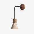 rope-stone-cone-sconce-anzaz-Walnut Color & Yellow Travertine-1