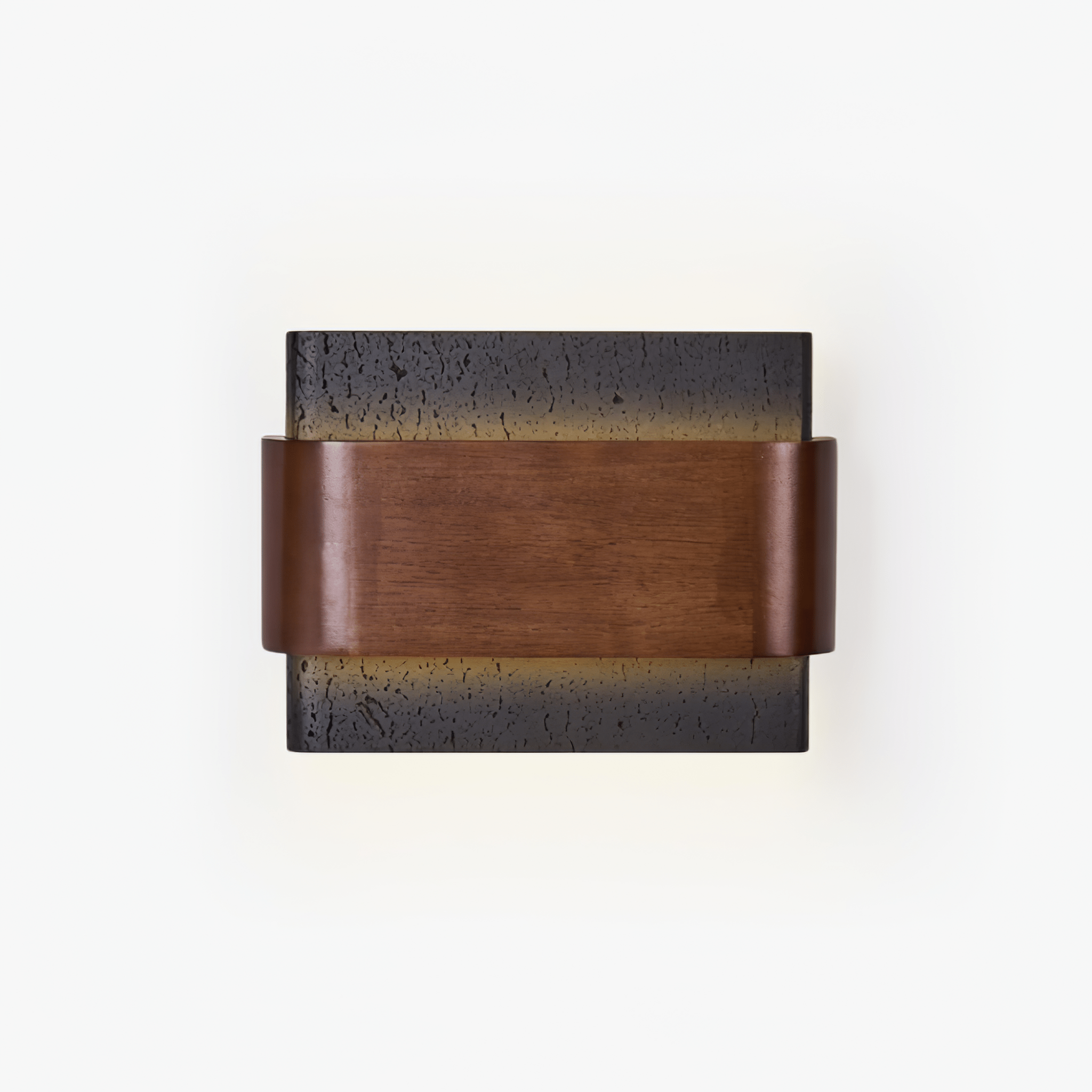 orin-travertine-wall-light-anzaz-Walnut Wood & Black Travertine-1