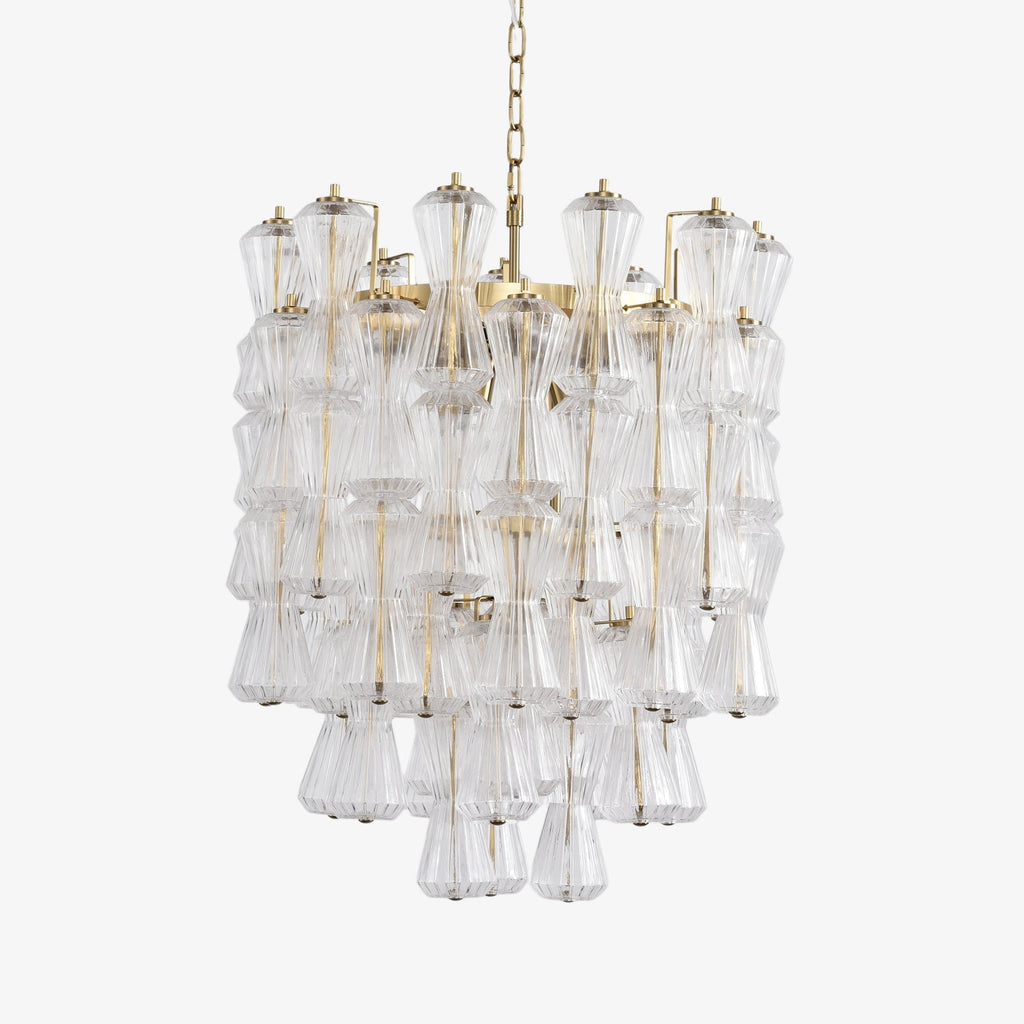 florenzia-murano-glass-chandelier-anzaz-Clear & Gold-1