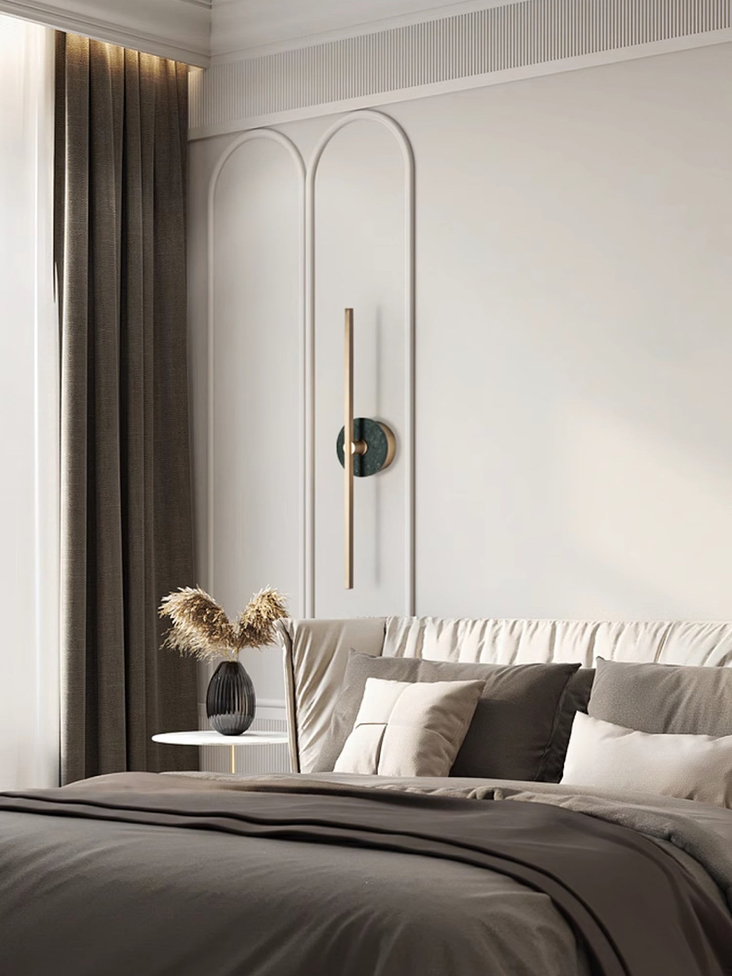 zylaro-stone-wall-light-anzaz-Brown Marble & Gold-4