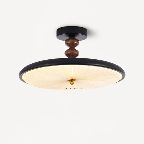 aurelia-disc-ceiling-light-anzaz-Walnut wood color & White-1
